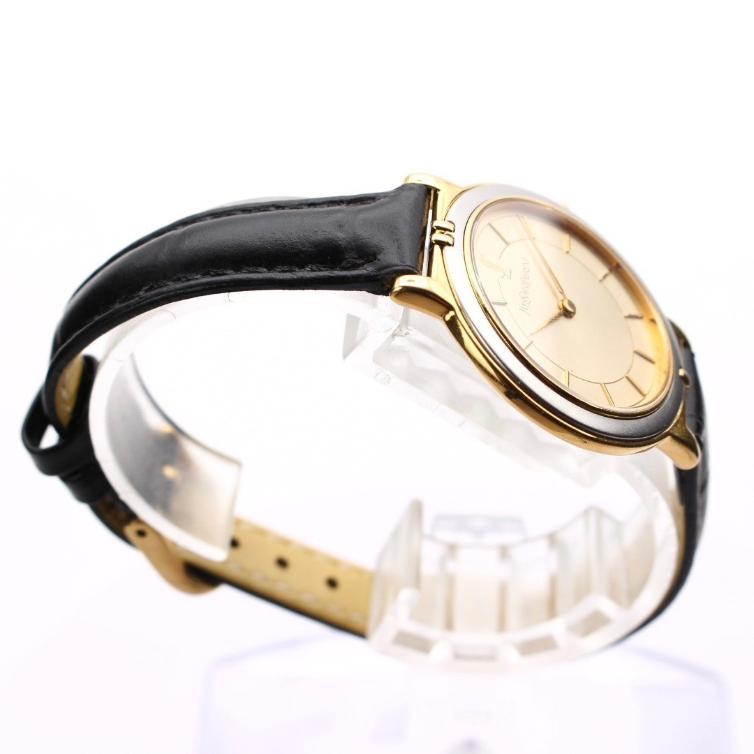 Yves Saint Laurent Ladies Quartz Watch New Band Authentic Japan Vintage