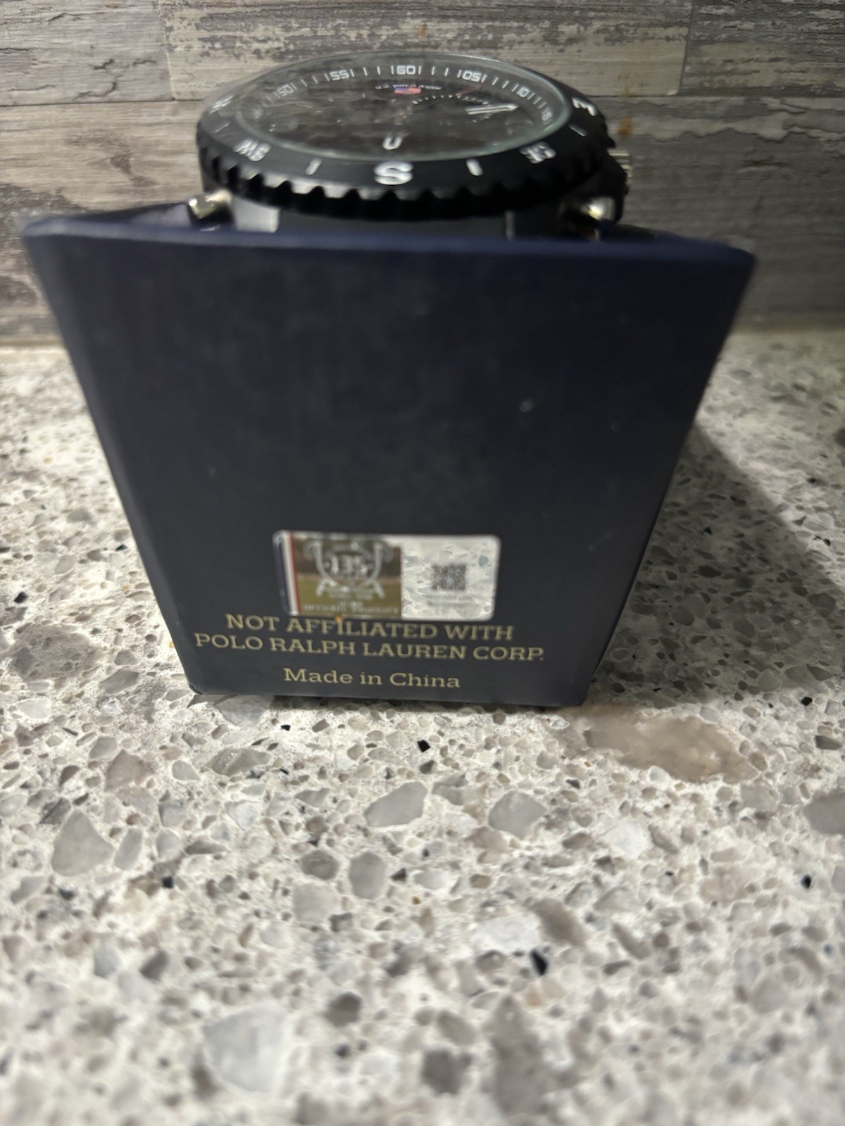 U.S. Polo Assn. Men’s Sporty Wristwatch US9766WM Stainless Steel Rubber Strap