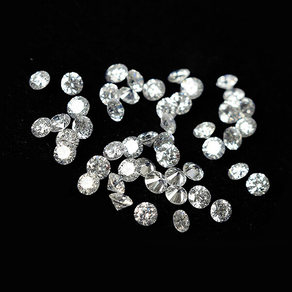 .01 Ct Loose Untreated Natural White Diamond SI2 Small Melee 1 Pointer
