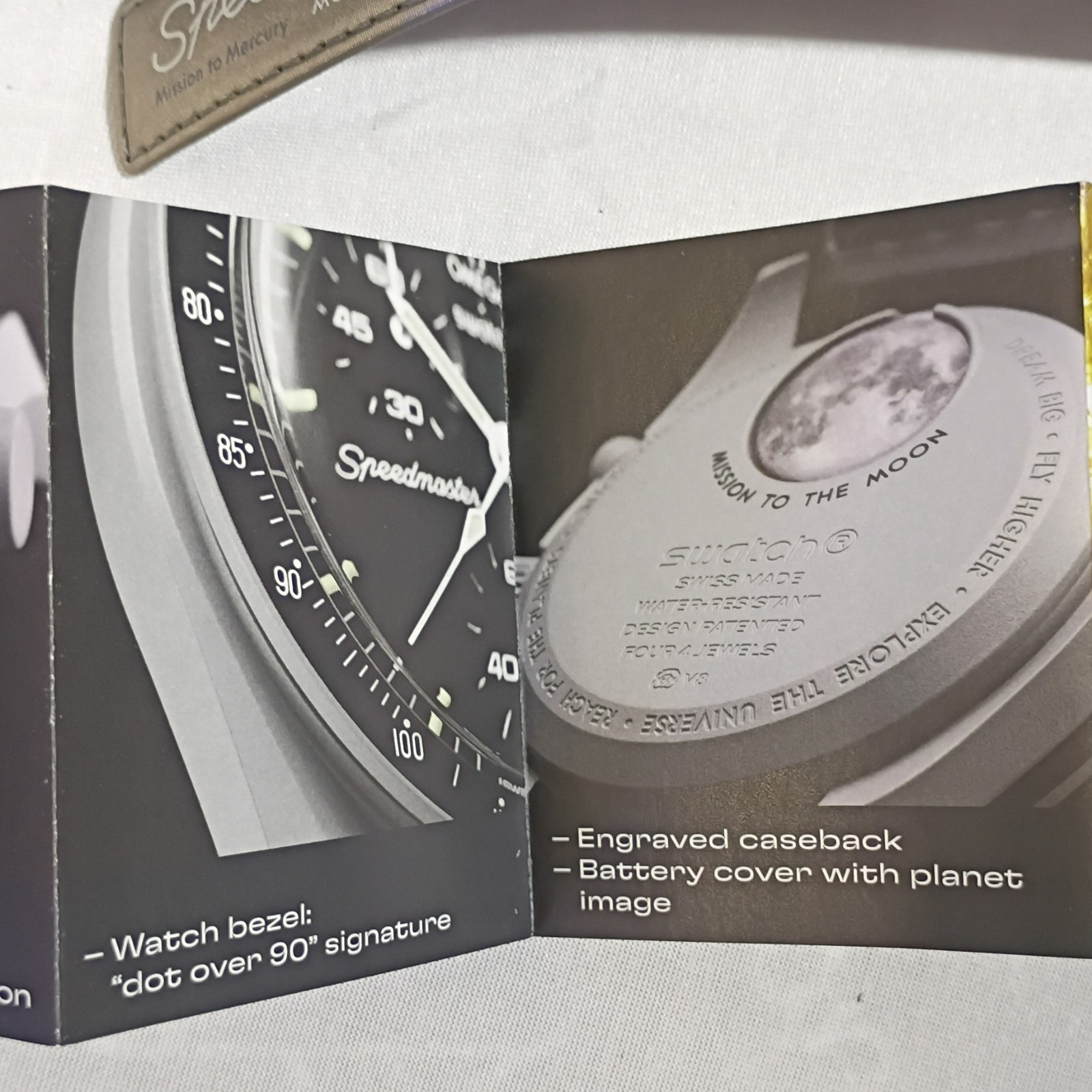 Swatch x Omega MoonSwatch Mission to Mercury 42mm Quartz Chrono w/ Box