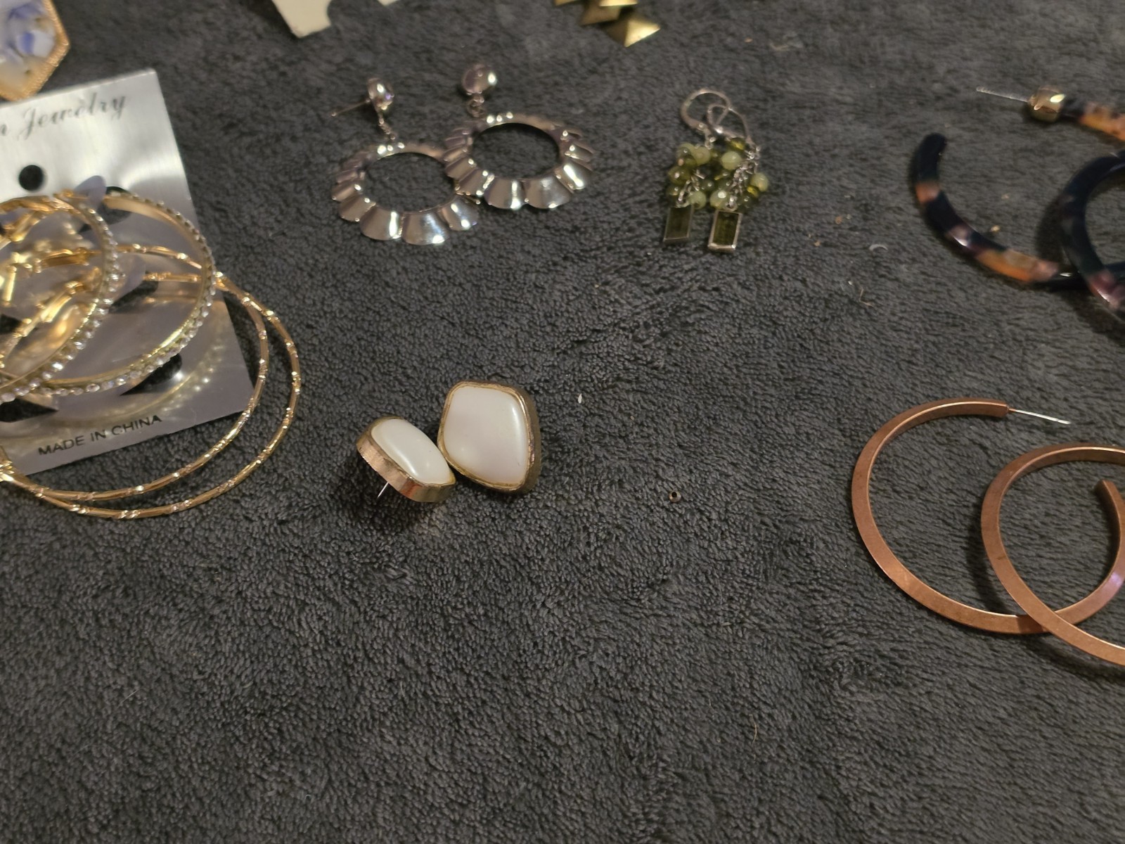 RSVP Wildflower Premier Designs Mixed Earrings Lot 13pc Hoops Dangle Stud RS