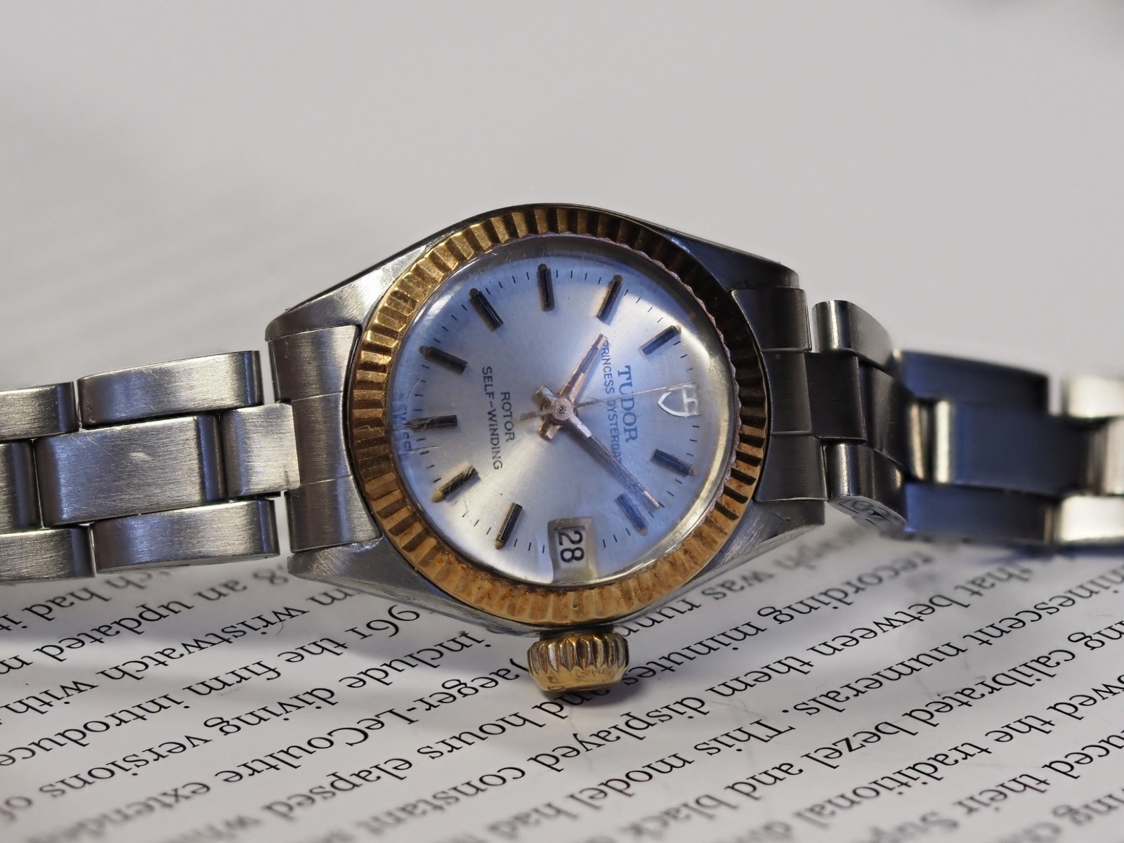 Tudor Princess Oysterdate 22.5mm 7592/3 Oyster Bracelet With Papers 1972