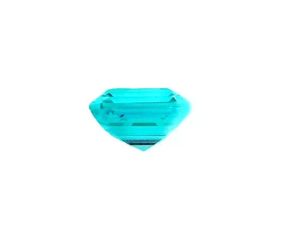 9.55 Ct Natural Brazil Blue Paraiba Tourmaline Emerald Flawless Loose Gemstone