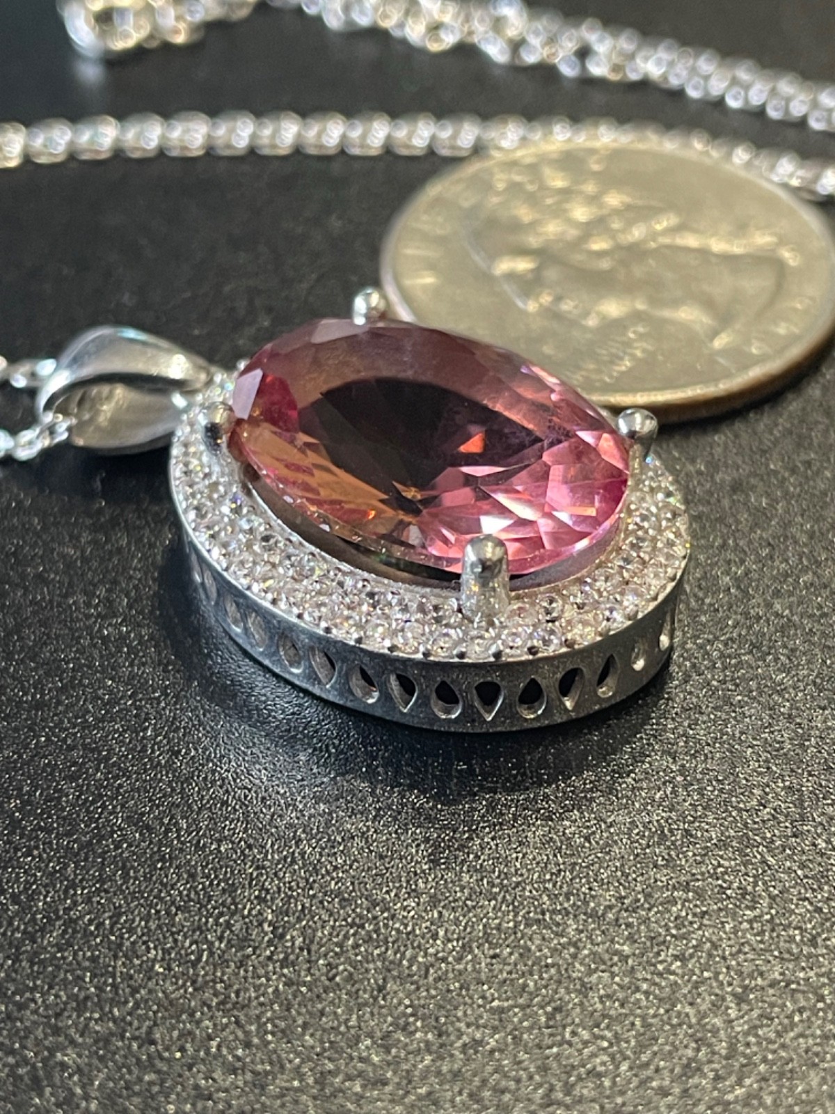 Sterling Silver 925 | ZULTANITE Rare Color-Changing Gemstones Women Necklace