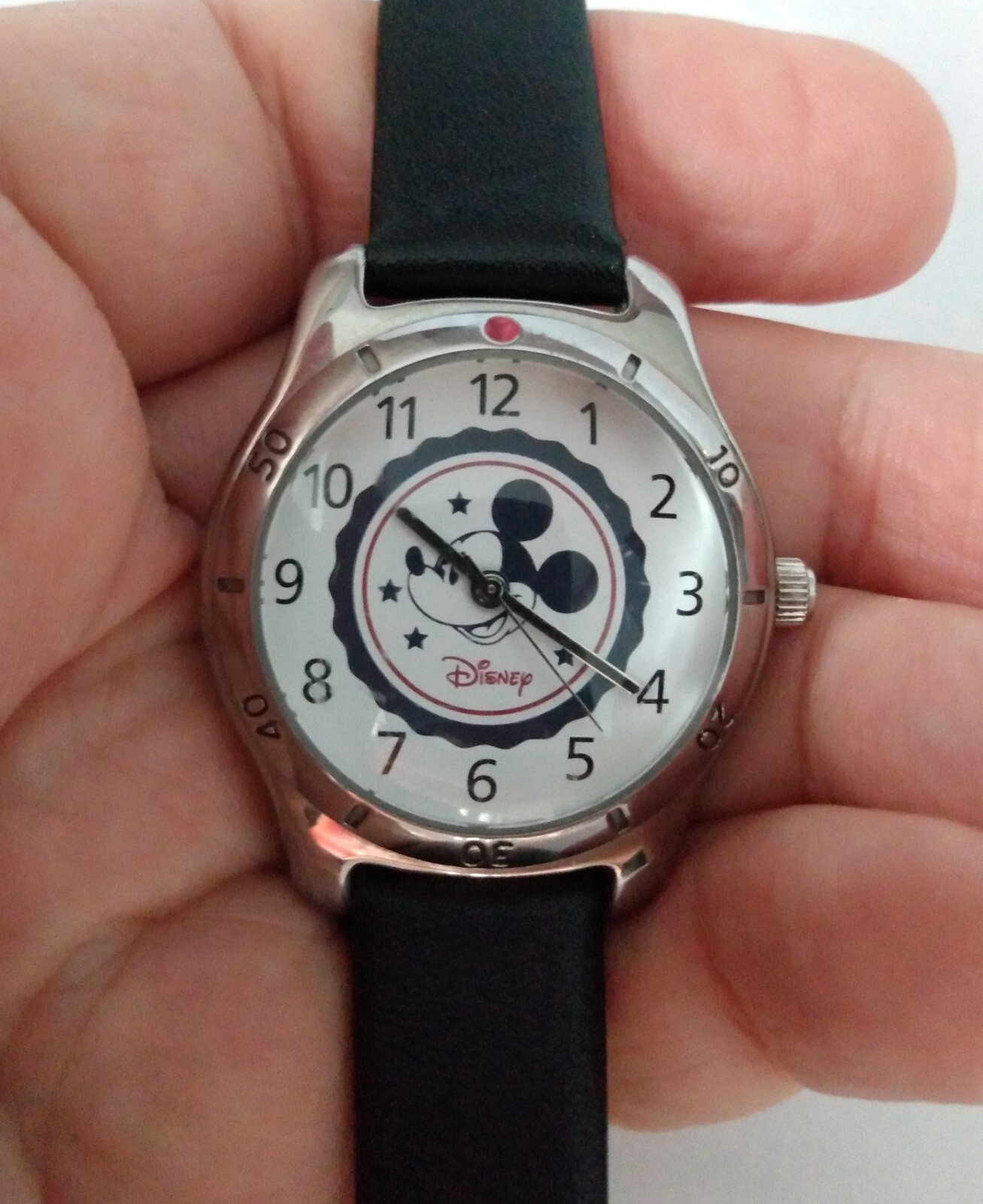 MICKEY MOUSE Disney Vintage Watch, SII, New Band, New Battery, Running