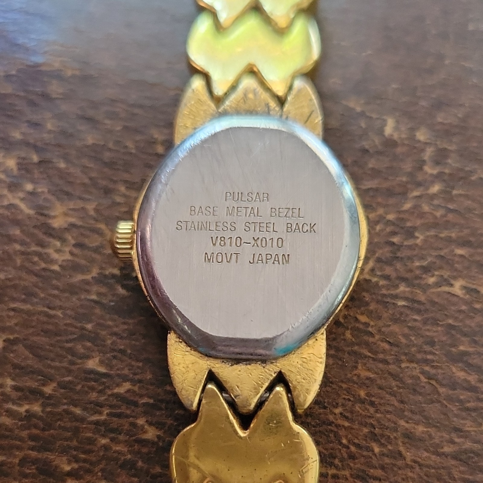 Pulsar Women’s Quartz Oval Gold Tone Bracelet Watch White Dial