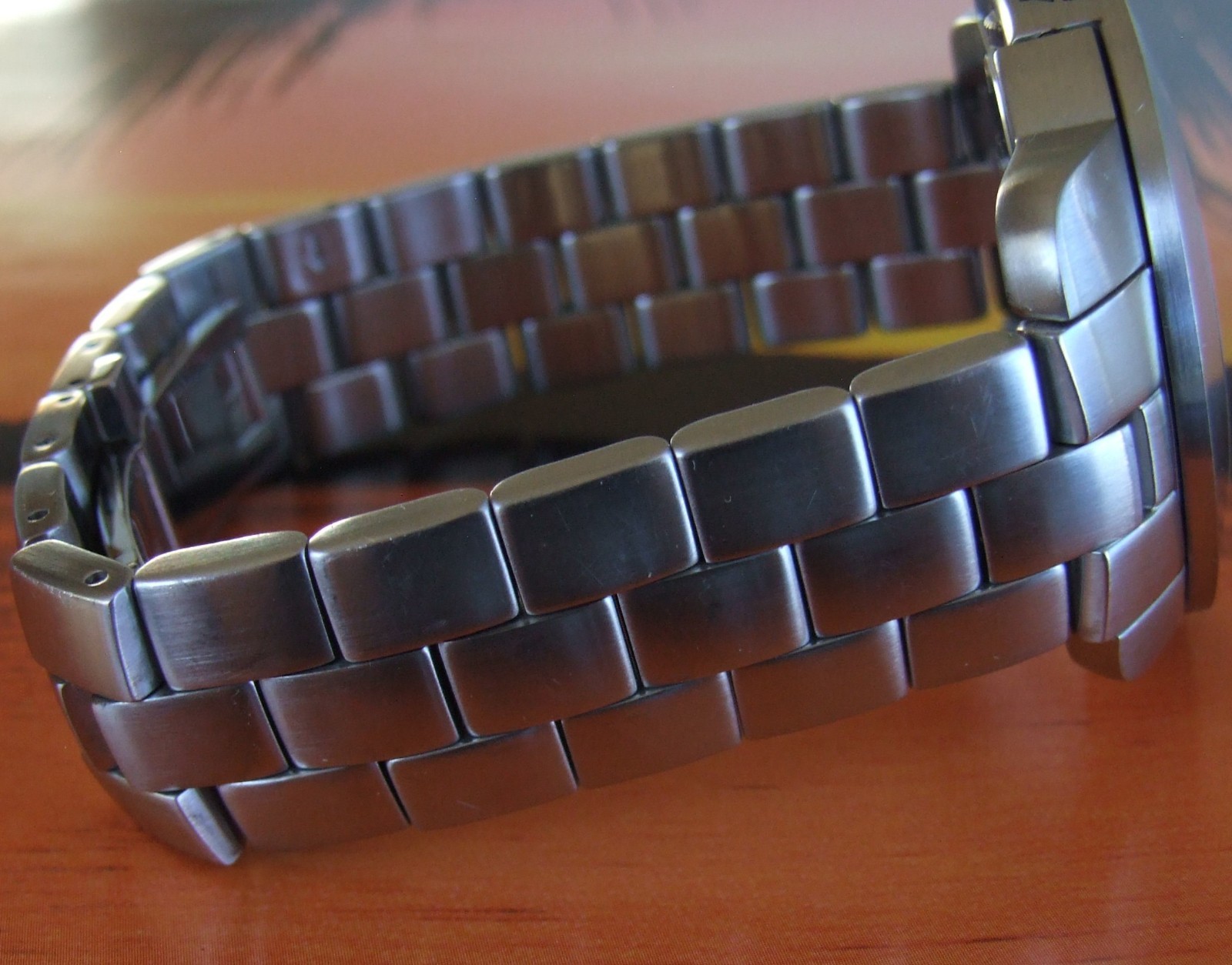 SWISS ARMY~Men RARE SC 1000 SOLAR COMPASS Quartz Date Watch~OEM SS Bracelet~NICE