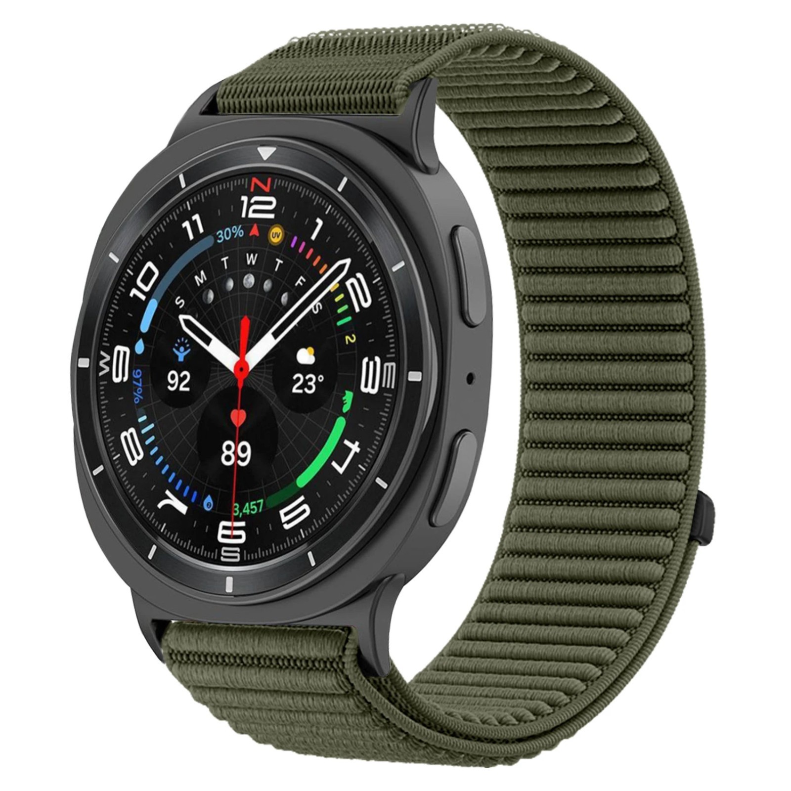 Nylon Watch Band Strap for Samsung Galaxy Watch 8 / 8 Classic 40mm 44mm 46mm