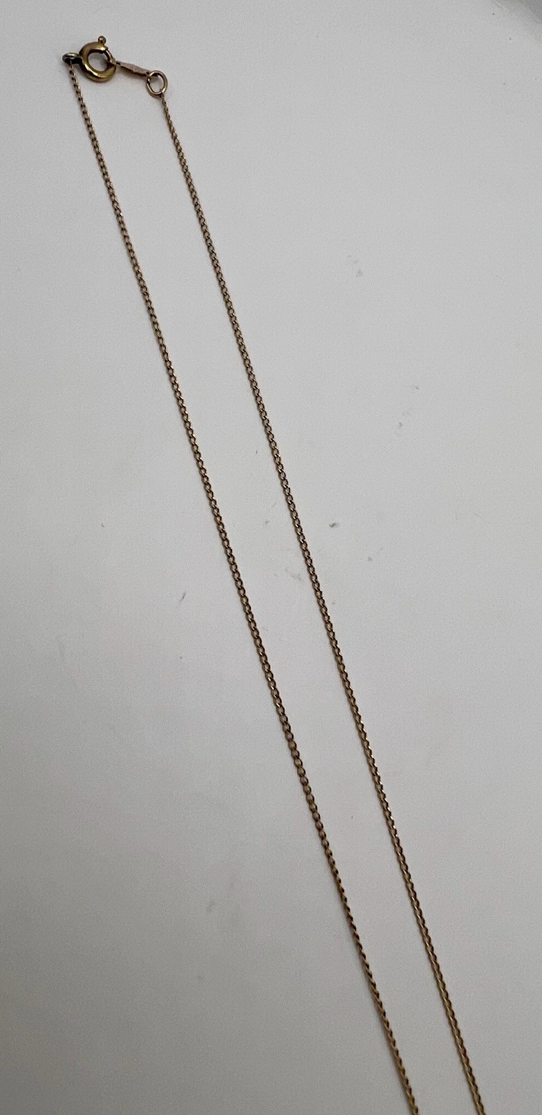 14k Gold Chain 15 Inch Yellow Gold .7 Grams