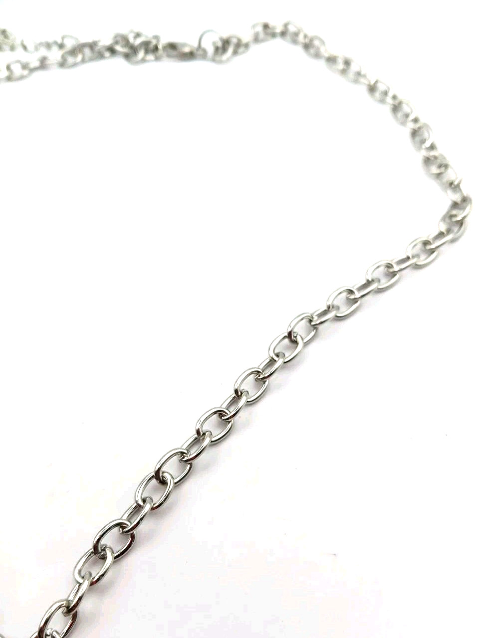 Jack O Lantern Halloween Silver Tone Pendant Necklace-21 Inches