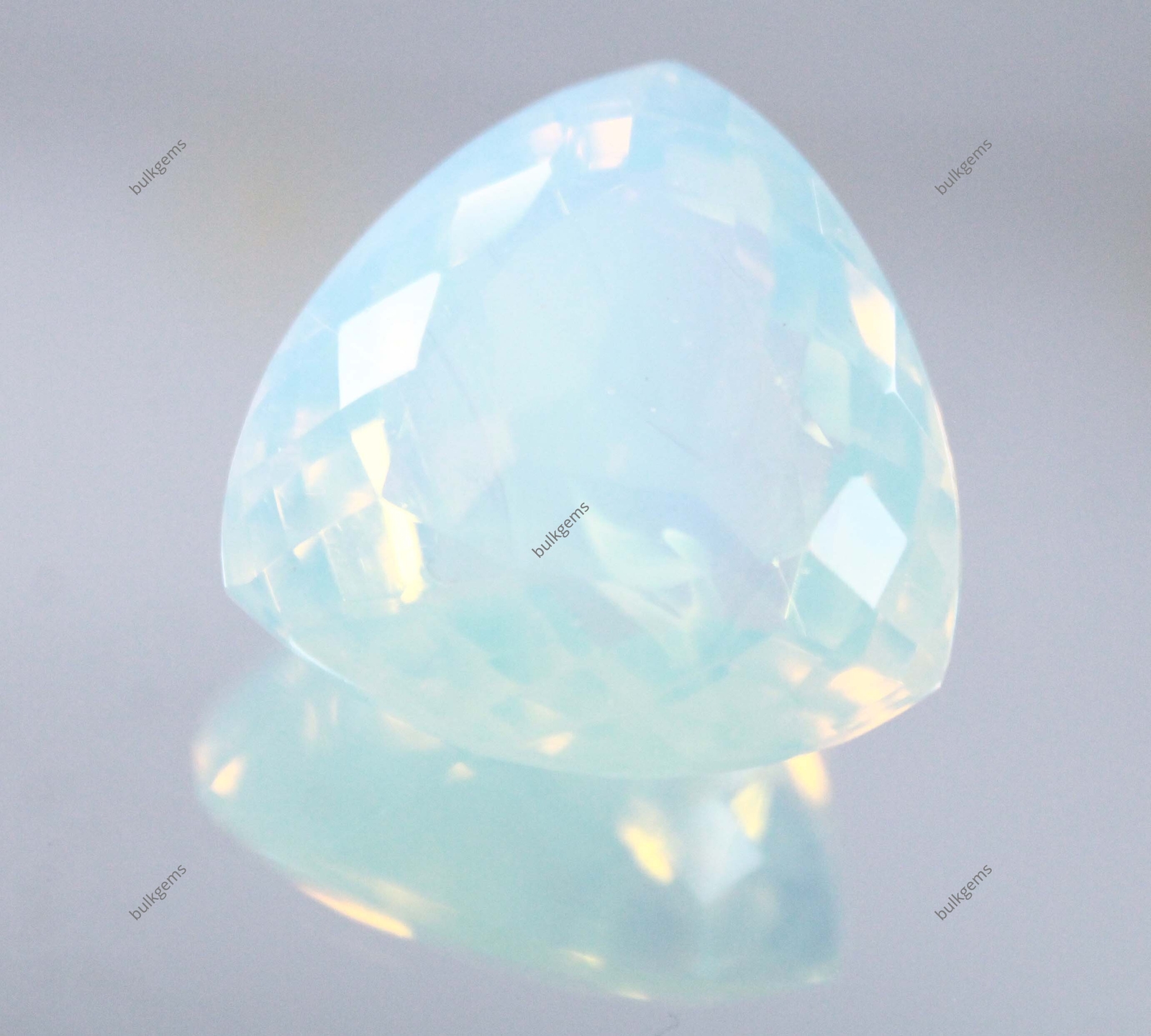 46.35 Ct NATURAL White Opal Welo Australian Certified Untreated Loose Gemstone
