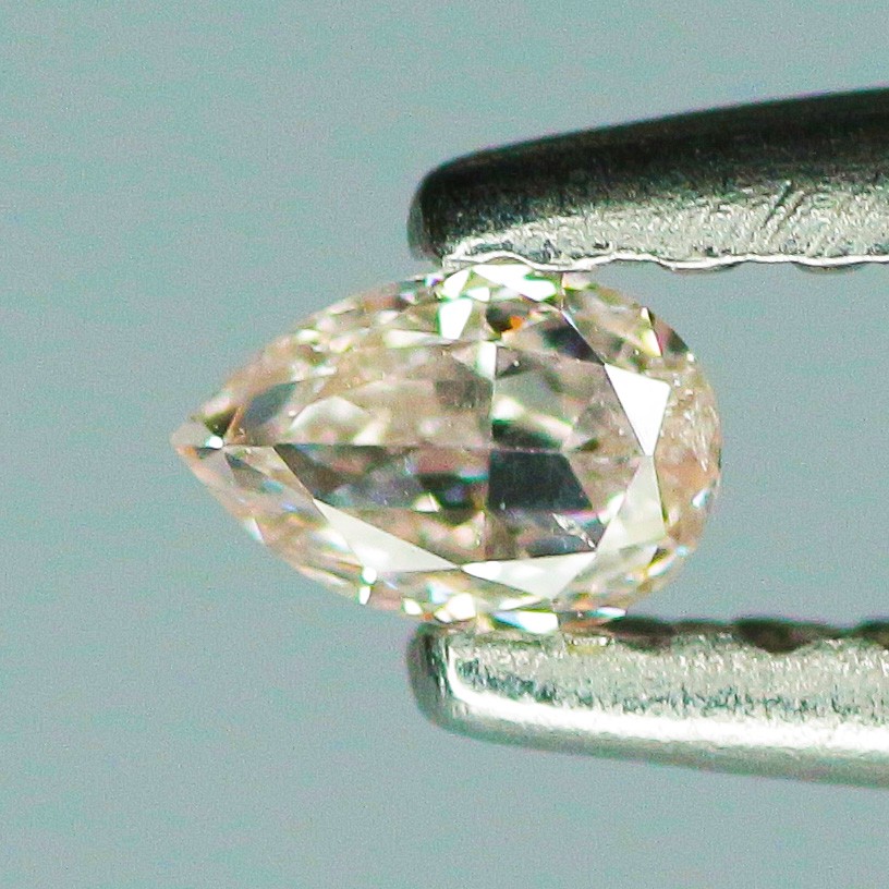 0.09Ct VS Grand look Pear 3.5 x 2.3 MM 100% Natural Argyle Fancy Pink Diamond