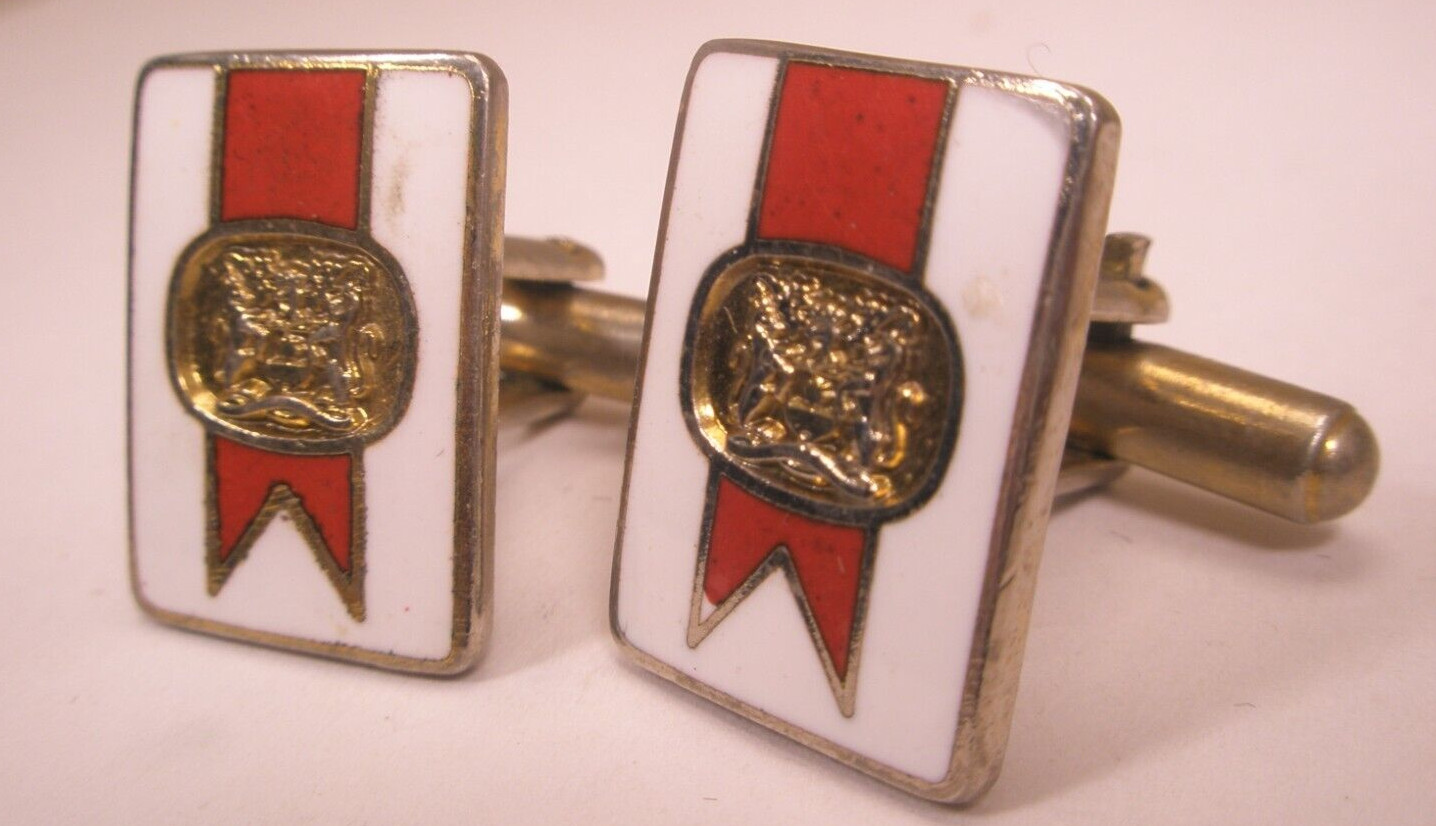 Royal coat of arms of the United Kingdom England Vintage Cuff Links