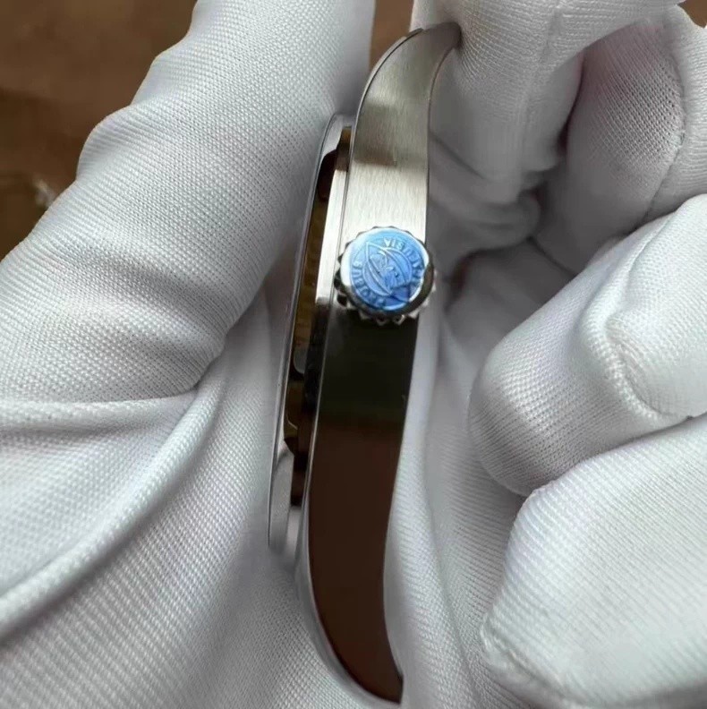 DIY 40mm Case + Leather Strap For Watch ETA 2824 Movement aftermarket
