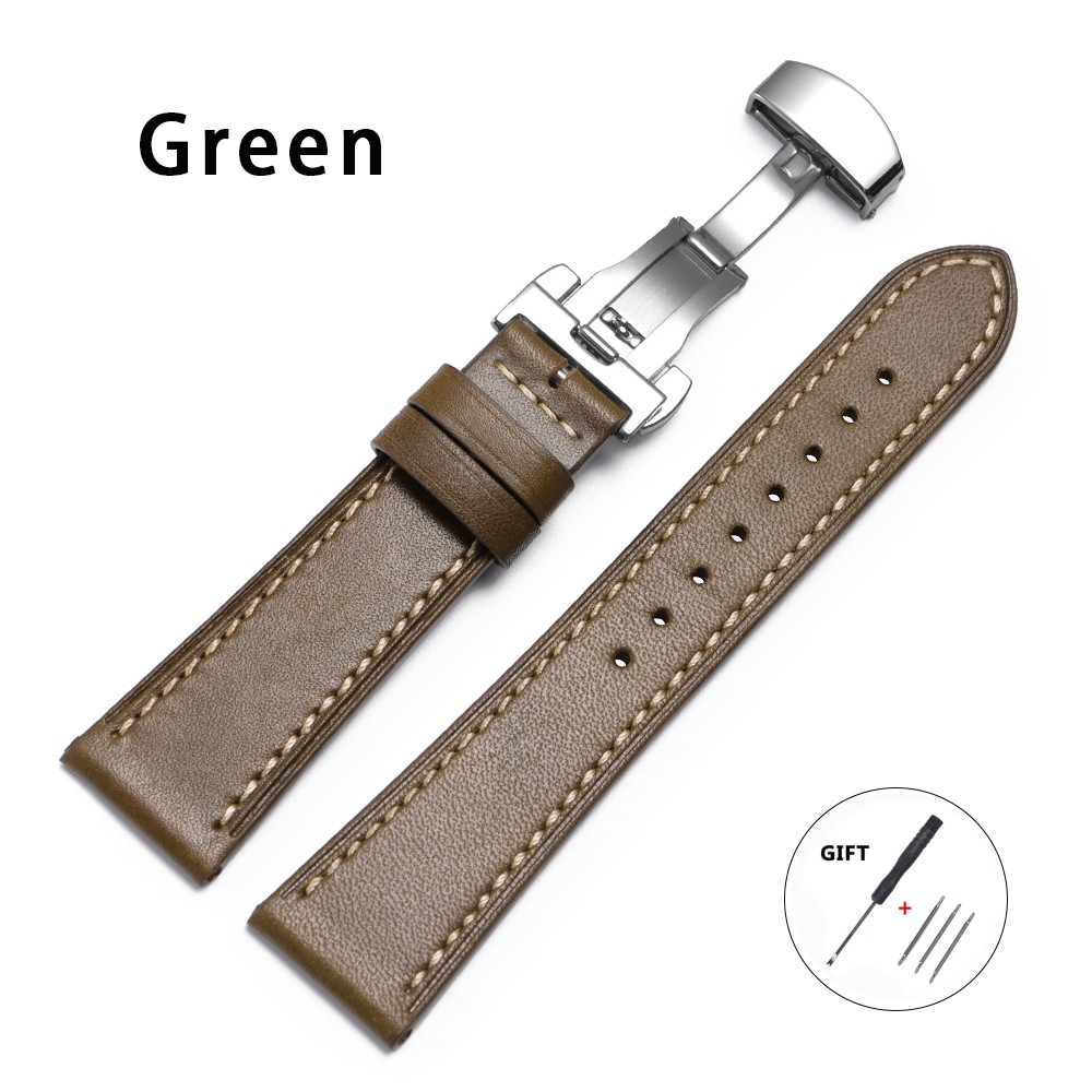 Replacement Leather Watch Band Genuine Watch Straps for Men Women Christmas Gift