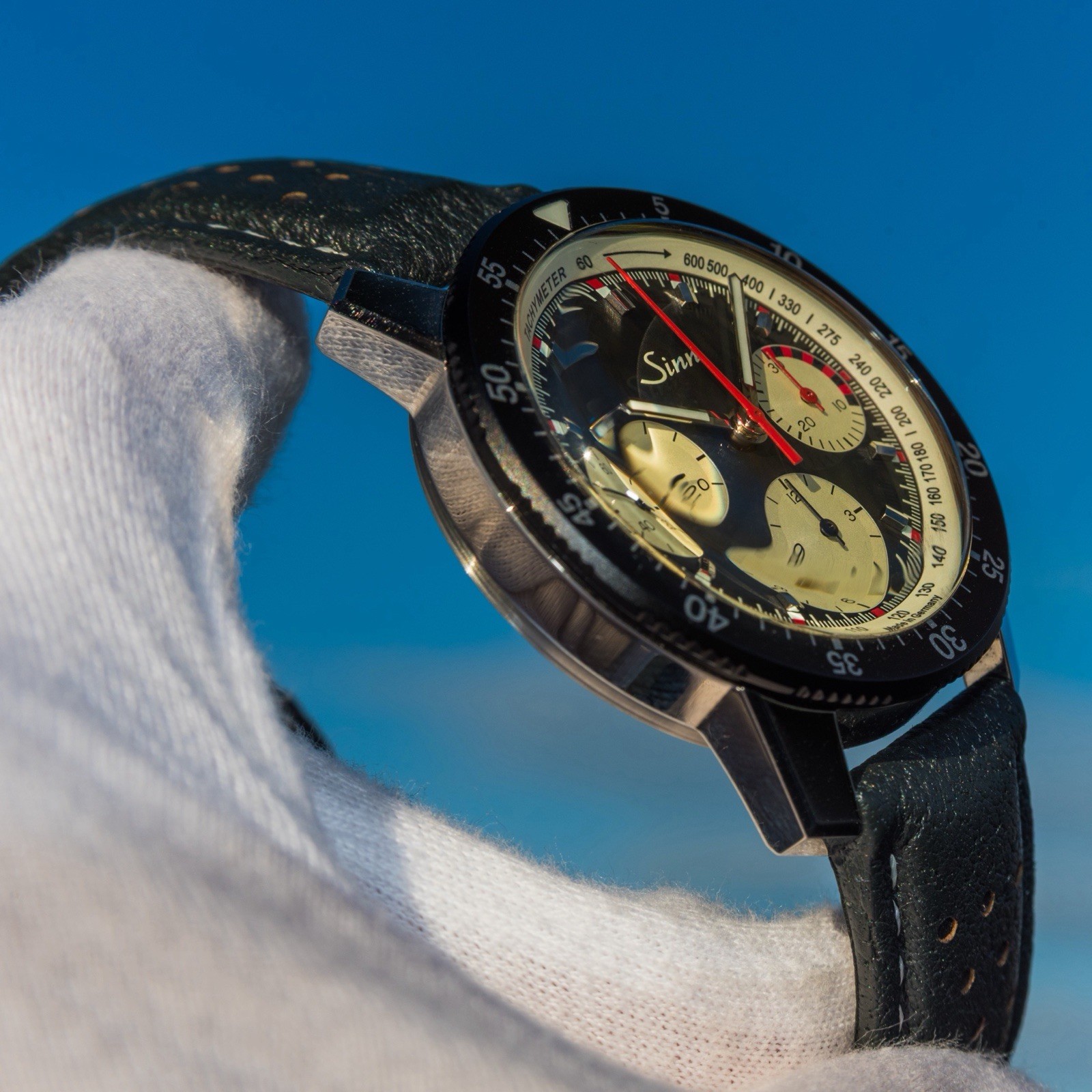 Sinn 103 103.st.ty.hd 41mm Plexi Panda Steel Manual Chronograph Box Papers Ltd.