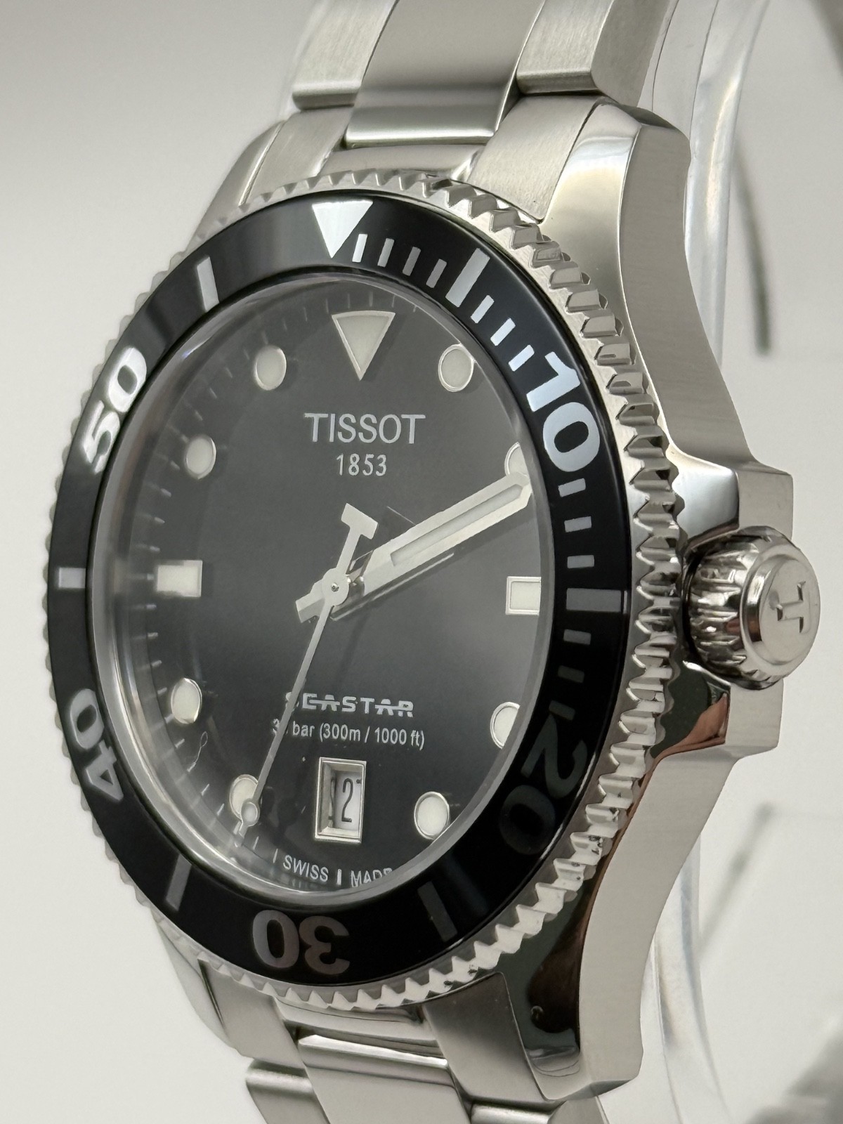 Tissot Seastar 1000 Black Unisex Adults Watch – T120.210.11.051.00