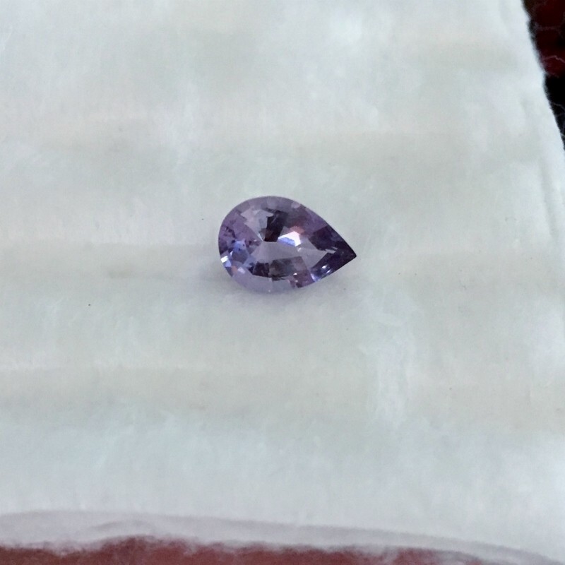 Collectors! Natural Purple Scapolite – Wernerite Tanzania 1.29 carats GLI
