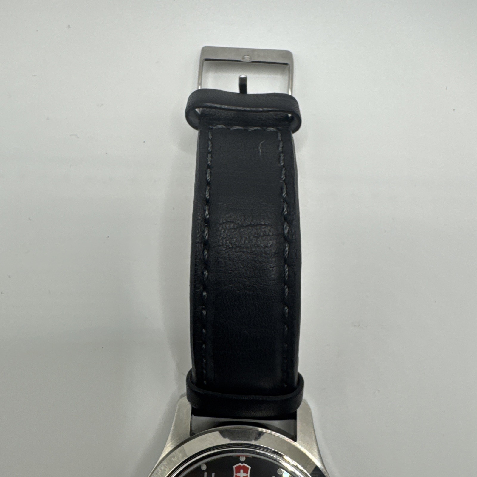 Victorinox Swiss Army Garrison Elegance Leather Strap Watch, Boxed – See Details