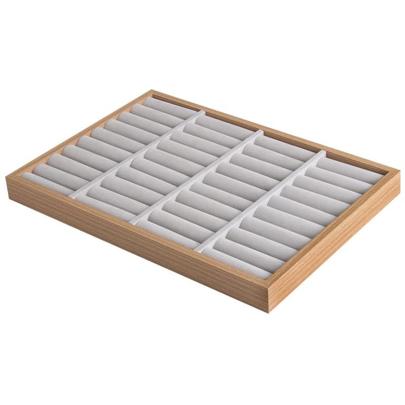 YUFONG Bracelet Holder Bangle Organizer Display Bracelets Tray 36 Grey