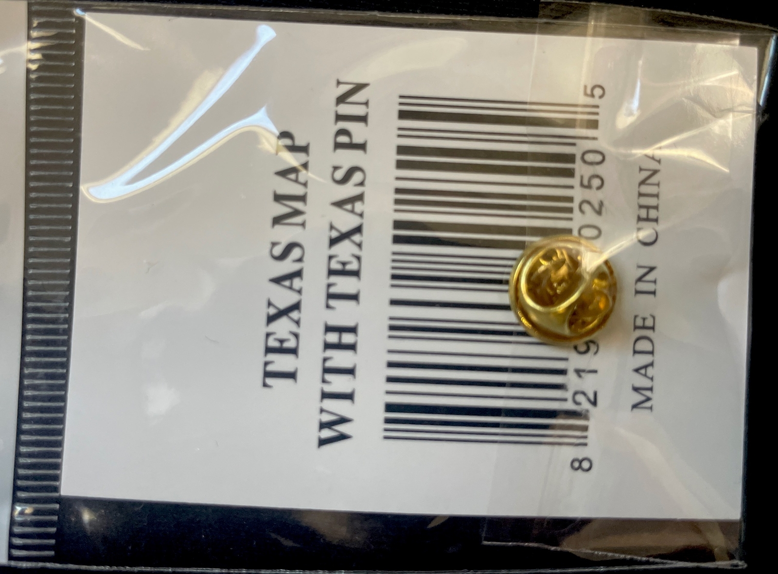 TEXAS State Map Lapel HatPin Top QUALITY + Free Stickers