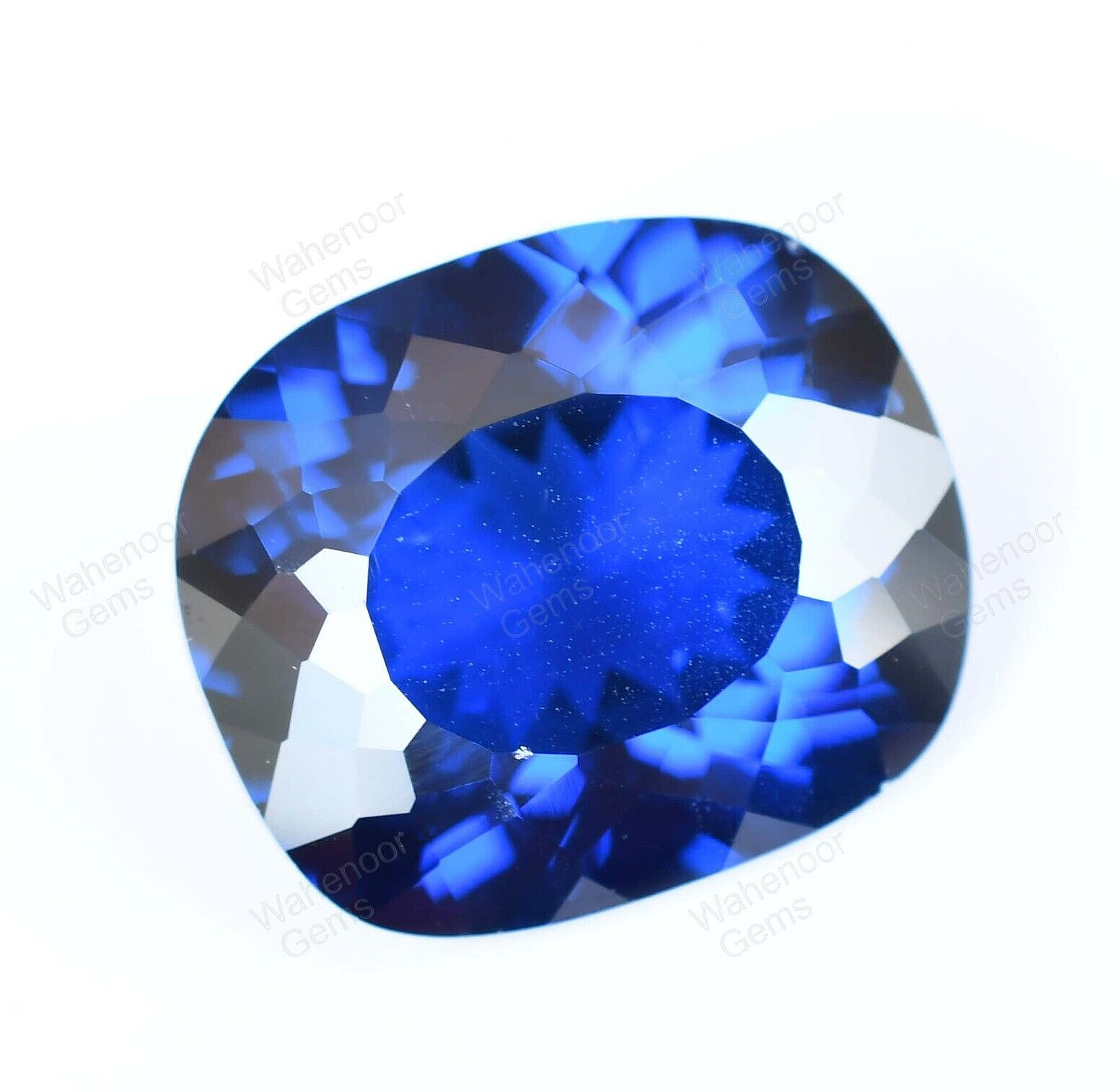 Natural D Block Tanzanite 21.25 Ct Stunning Cushion Certified Loose Gemstone