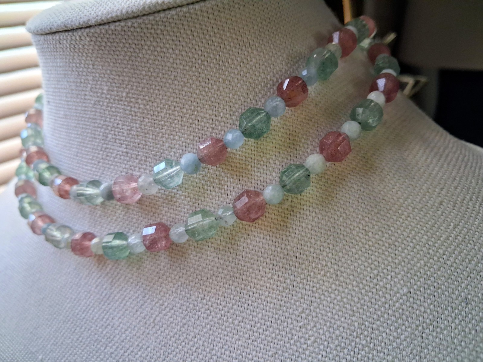 Jay King Fine Mines Sterling Silver Multicolor Quartz 32″ Necklace