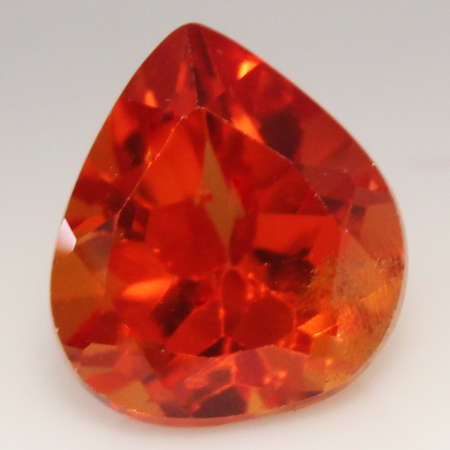 Certified5.05 Ct Natural Montana Padparadscha Sapphire 10×9 MM Pear Gemstone