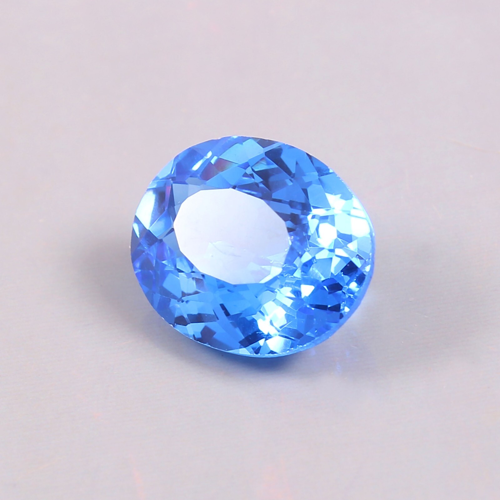 AAA Grade Natural Flawless Ceylon Blue Spinel Oval Cut Loose Gemstone 5.15 Ct