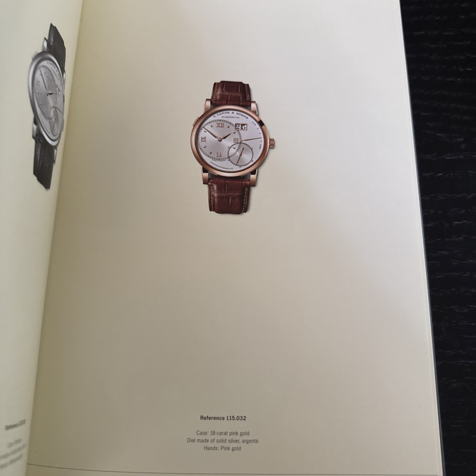 A. Lange & Sohne 2008 Watch Manufacturer Catalog Book