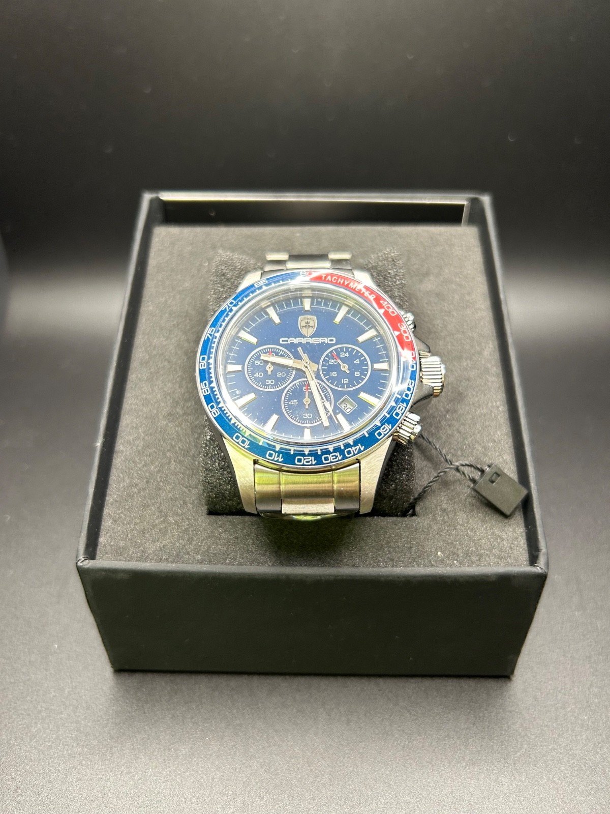 Brand New Beautiful Torino Carrero Men’s Avatar Watch 44mm Red/Blue Chronograph