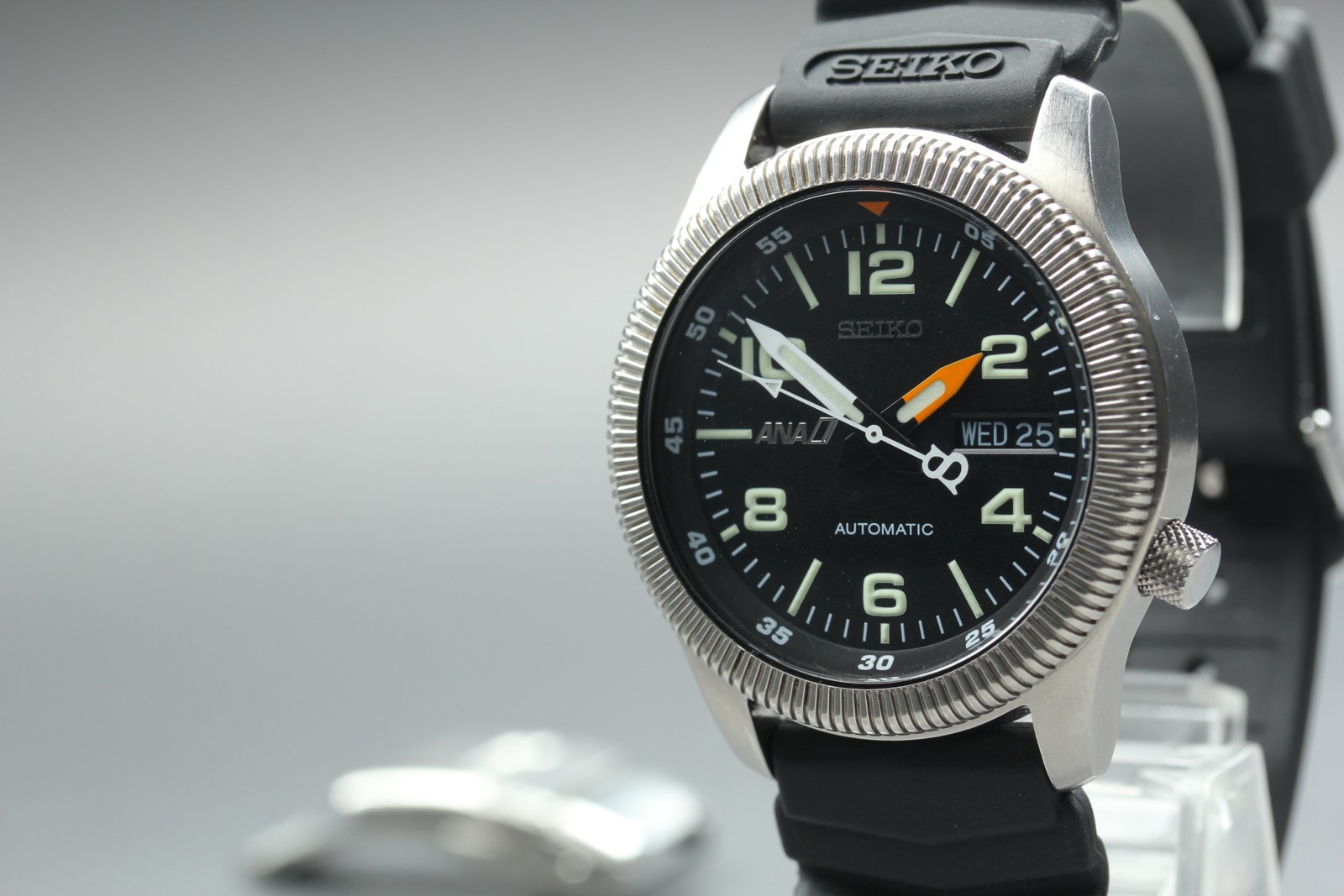 Serviced O.H MINT SEIKO ANA Pilot Limited 7S26-0620 Black Men’s Automatic Watch
