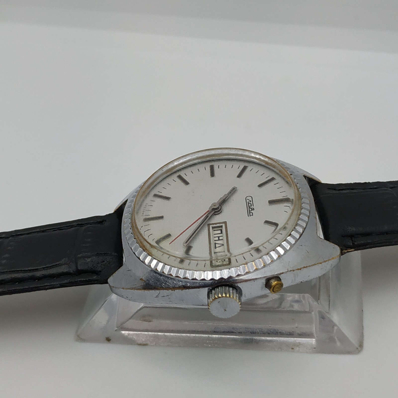 Dress Men’s Watch SLAVA Vintage USSR Mechanical SERVICED Retro Soviet Russia