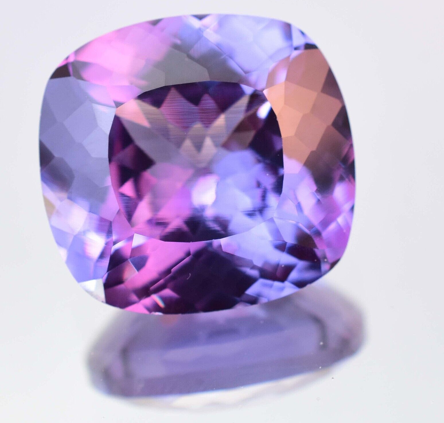 45.15 Ct Natural Color-Change Sapphire Cushion Flawless Certified Loose Gemstone