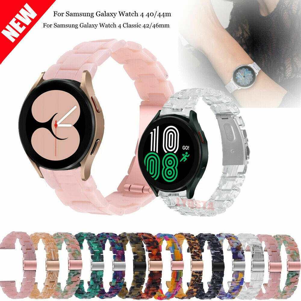 Resin Watch Band Strap For Samsung Galaxy Watch 3 41mm/Watch 4/Watch 5/Active 2