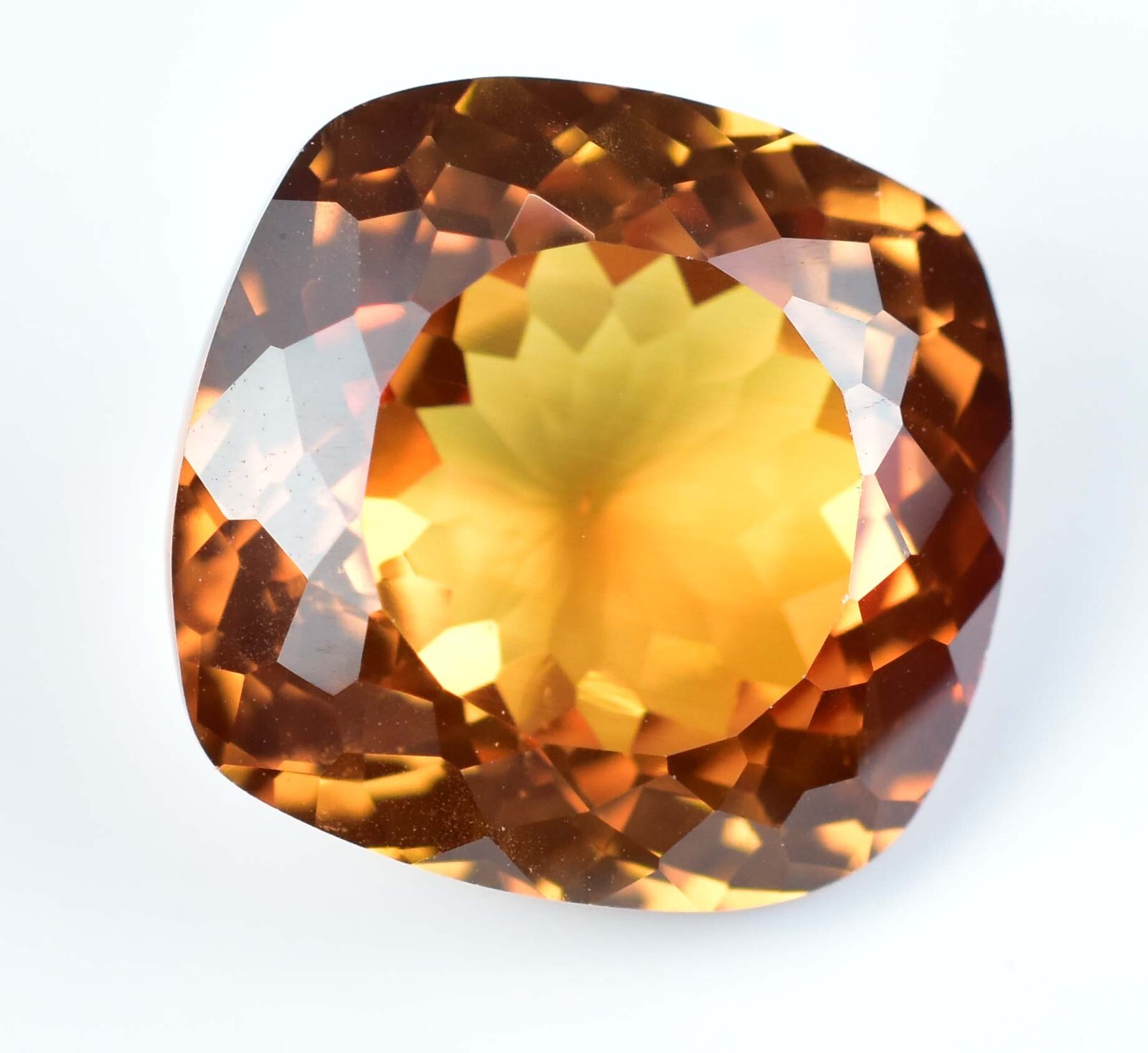 Natural imperial Topaz 16.65 Ct Cushion Stunning Flawless AGL Certified Gemstone