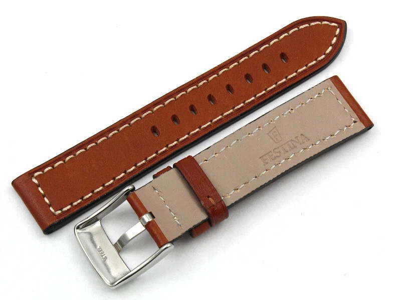 Feastina Genuine Leather Havana Ardiglione Strap Various Sizes Handcrafted Original