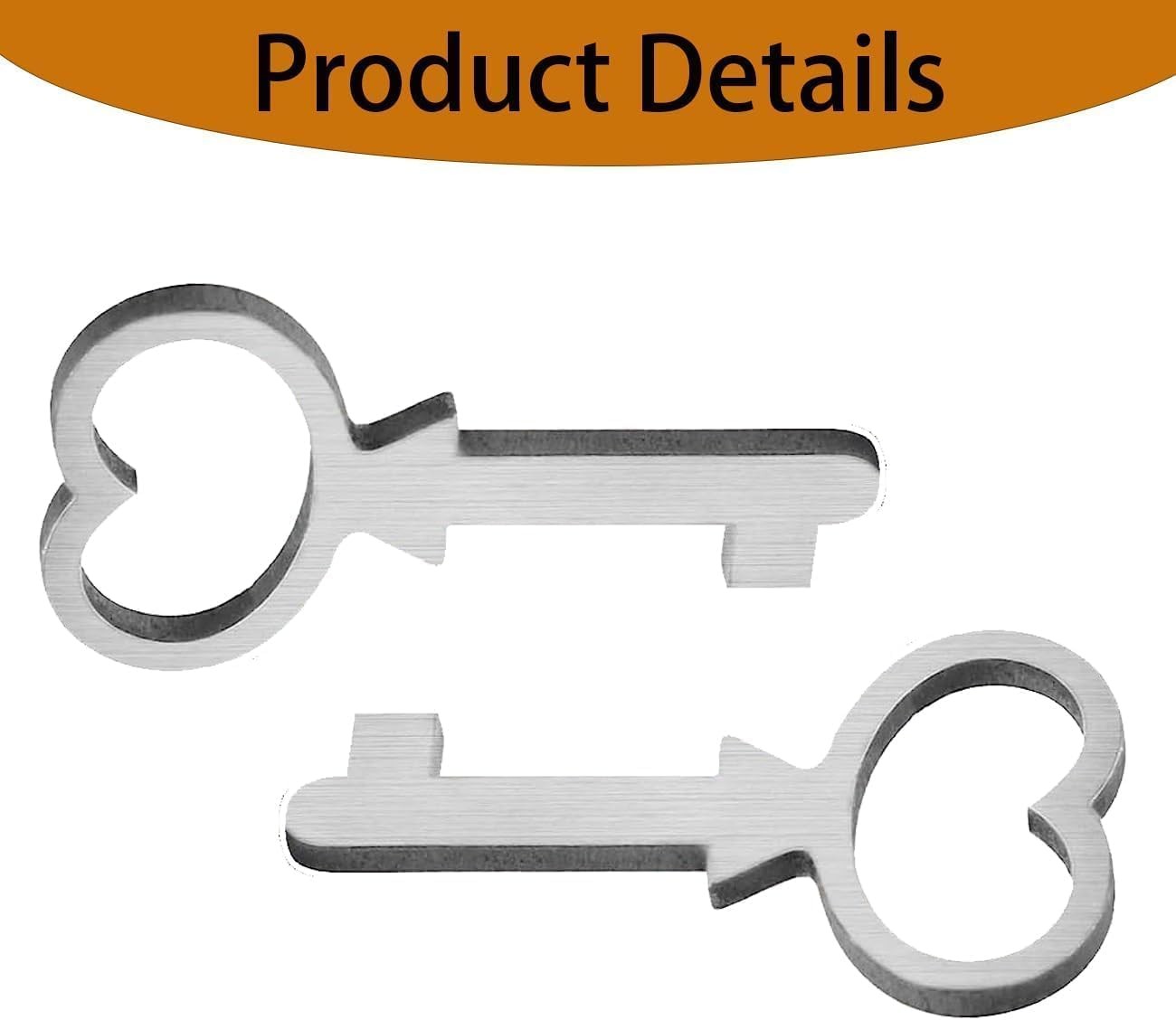 2 Pck Cedar Box Key for Lane Mini Keepsake Boxes with Locks & Jewelry Box Key