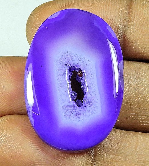 40Cts. Dyed Onyx Agate Oval Shape Cabochon Loose Gemstone 23X35MM