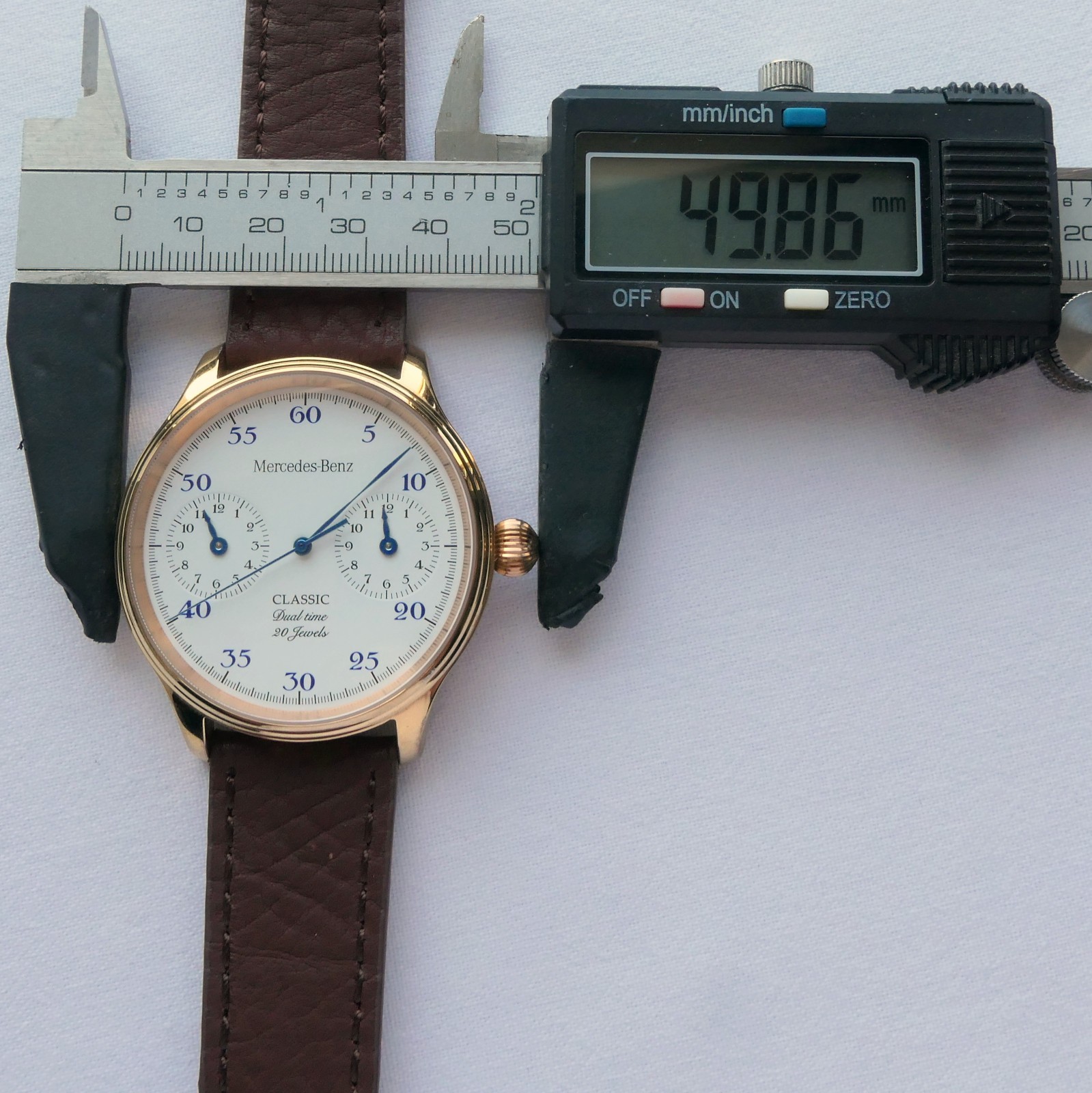 Mercedes Benz Classic Dual Time Zone Design Car Accessory GMT Automatic Watch