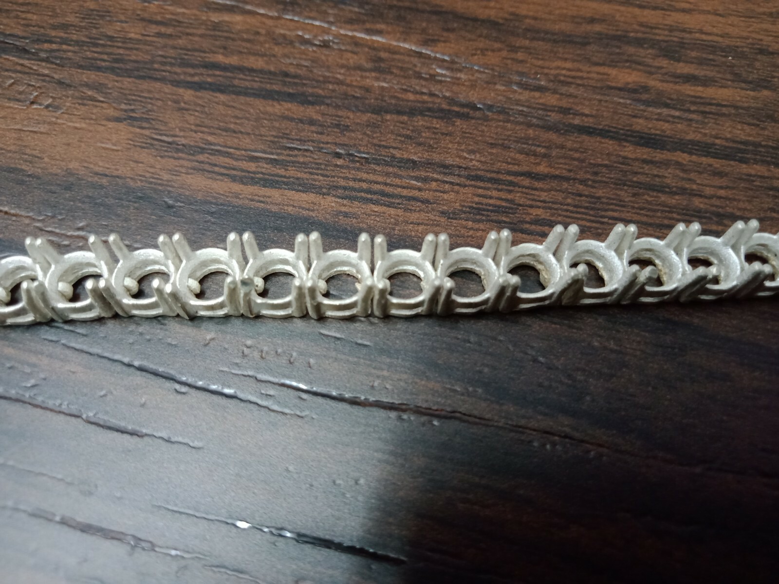 5X5MM Round Semi Mount Bracelet-Without Stone Bracelet-Tennis Bracelet