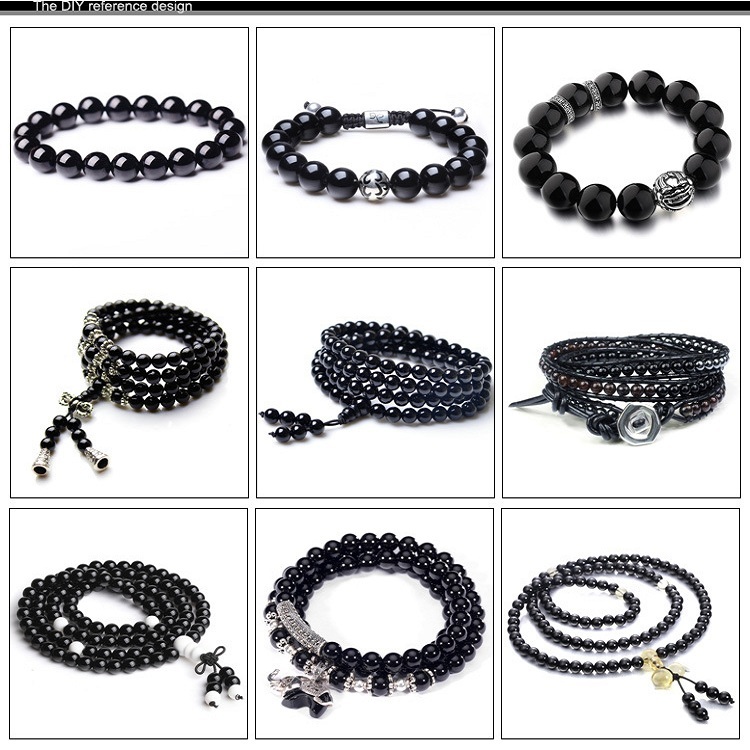 Fashion Men’s Spot Natural Lava Stone Silver Buddha Beaded Charm Bracelet