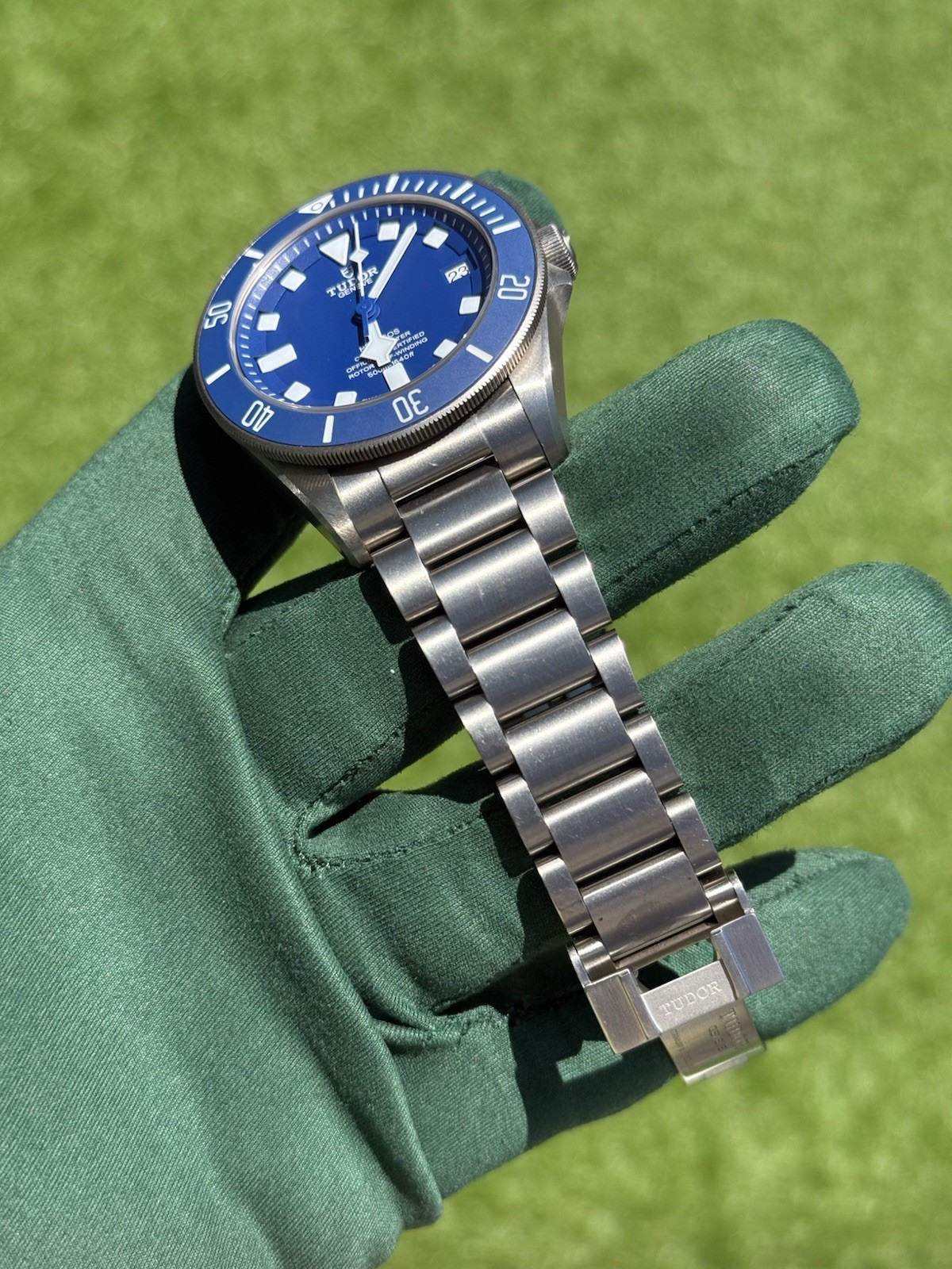 Tudor Pelagos 42mm Titanium Blue Dial 25600TB Watch