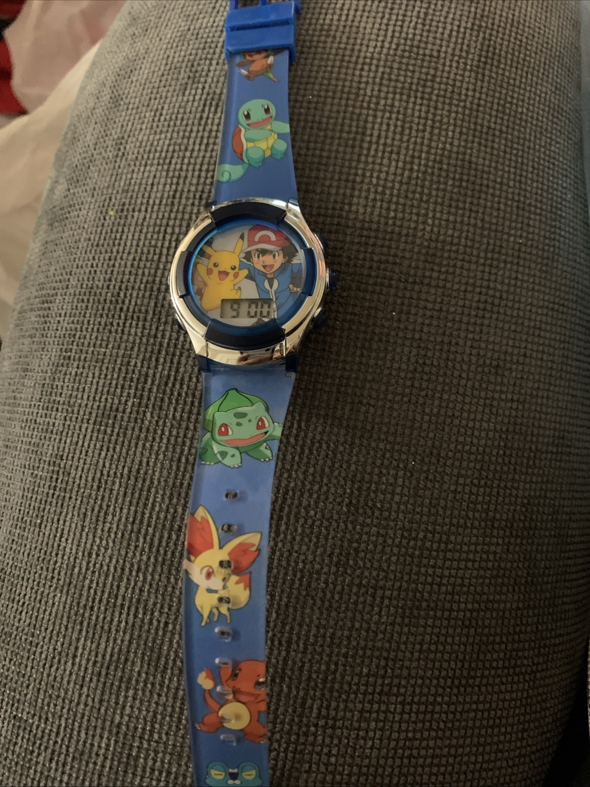 New Pokémon Accutime Digital Watch Kids Watch Blue Strap