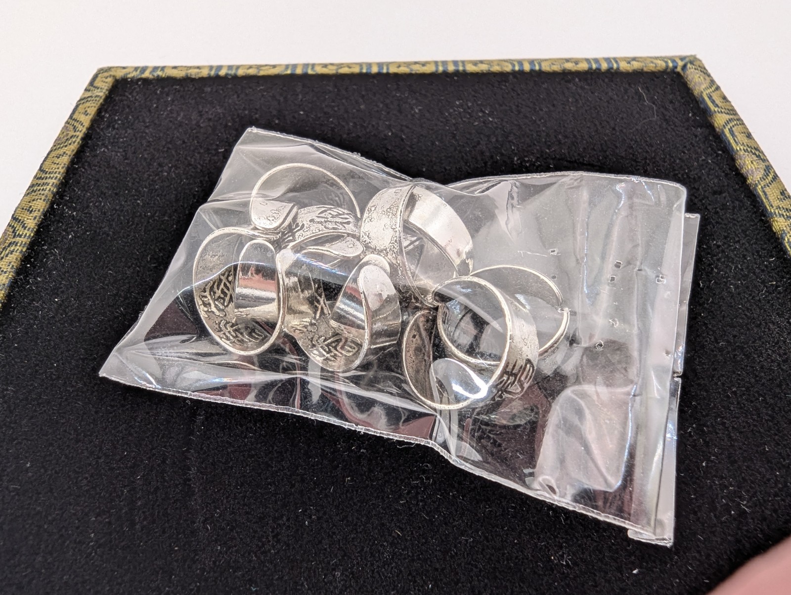 925 Sterling Silver WHOLESALE LOT 10 Sterling Silver Toe Rings. 10.7 Grams