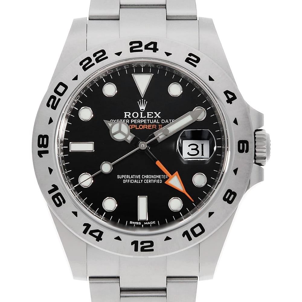 ROLEX Explorer II 216570 black Random Number second hand mens
