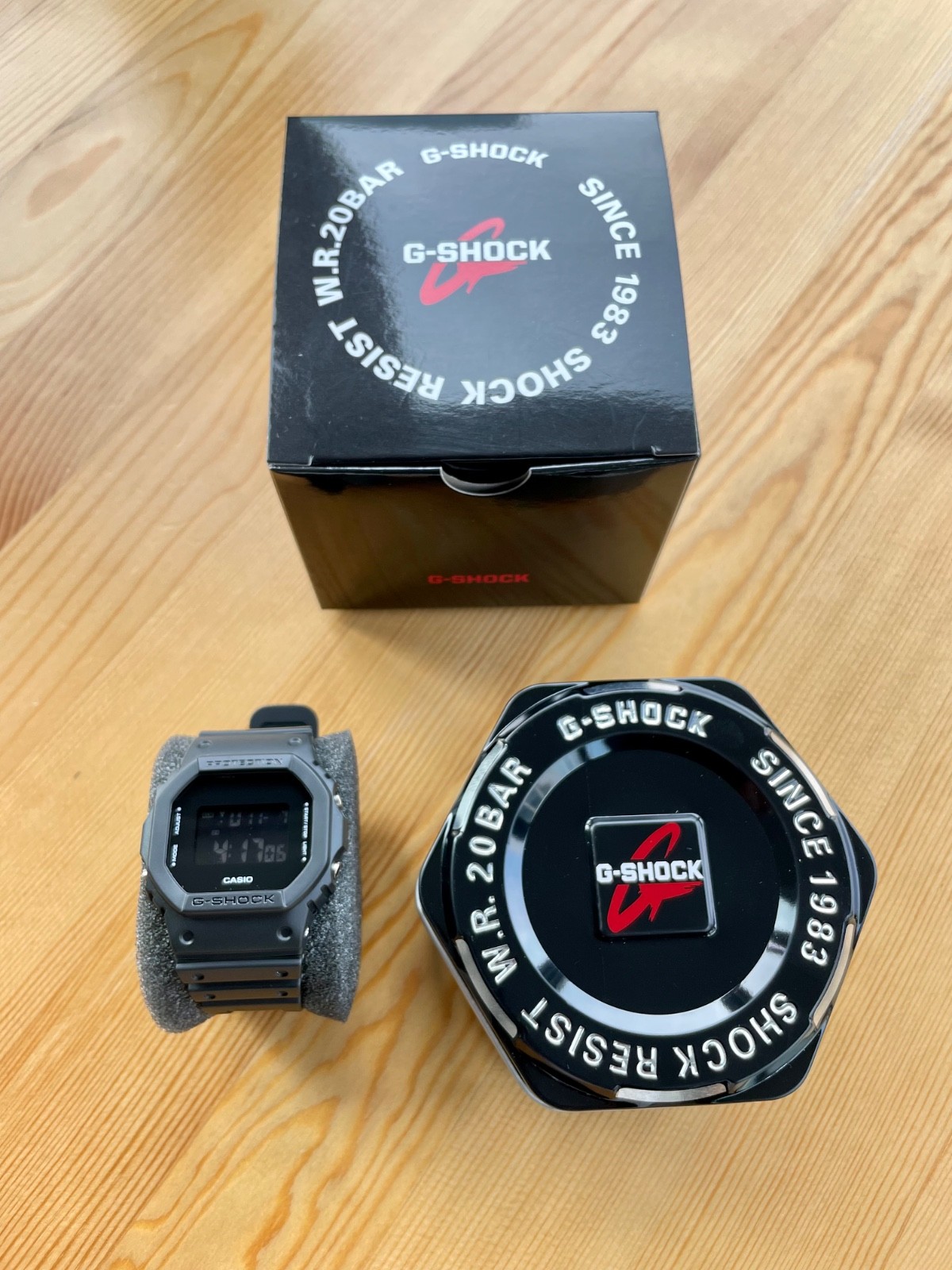 Casio G-Shock DW-5600BB-1ER 43mm Black Resin Case with Black Straps, Men’s