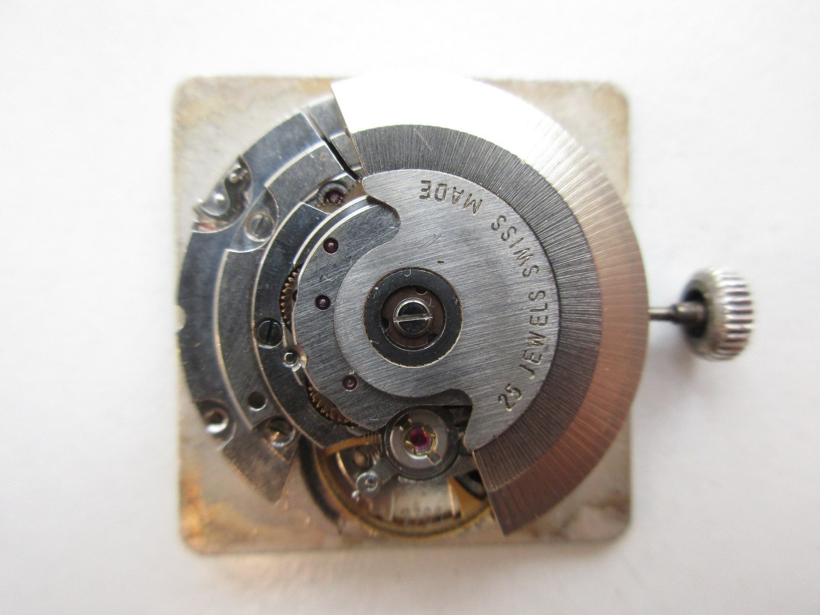 ETA cal. 2783 Swiss automatic watch movement & dial – white date at 6 – running