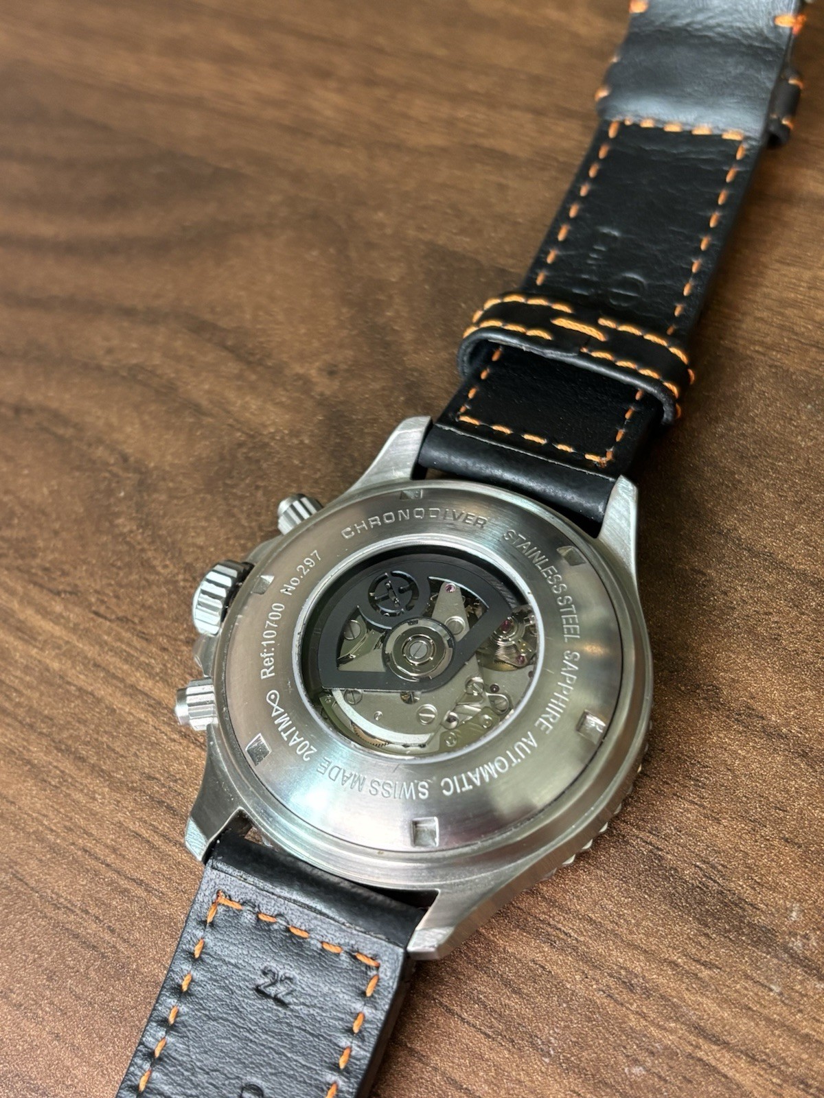 ERNST BENZ 47mm Automatic Chronodiver GC10726 Leather Band Ref 10700