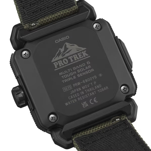 CASIO PRO TREK PRW-6900YB-3JF Climber Line Triple Sensor Fire-Resistant Band
